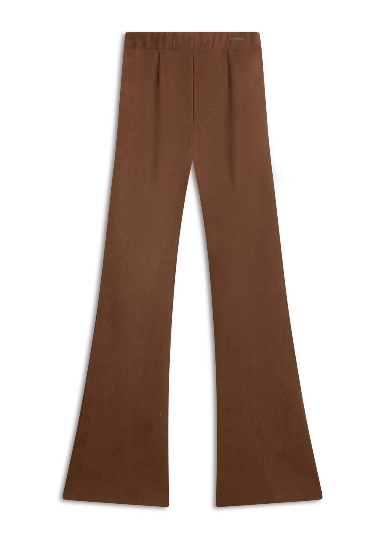 Calça Malha Nobu Long Flare Bege