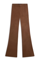 Calça Malha Nobu Long Flare Bege