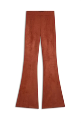 Calça Malha Nobu Long Flare Terra
