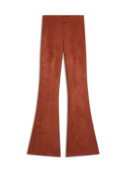 Calça Malha Nobu Long Flare Terra
