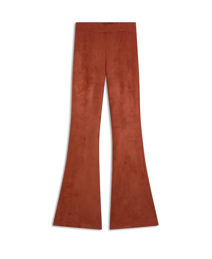 Calça Malha Nobu Long Flare Terra