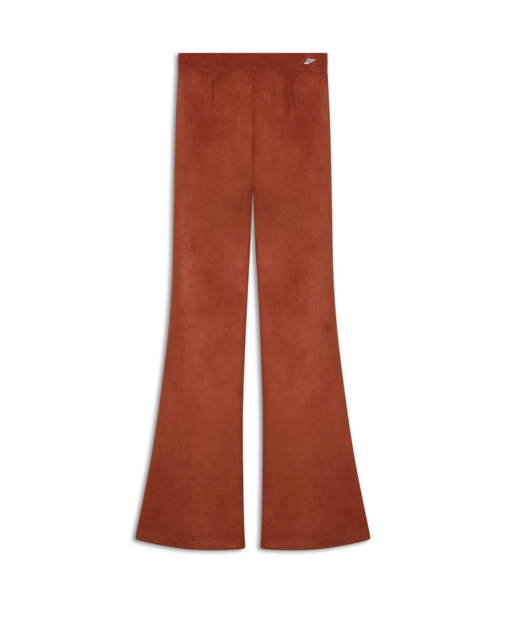 Calça Malha Nobu Long Flare Terra