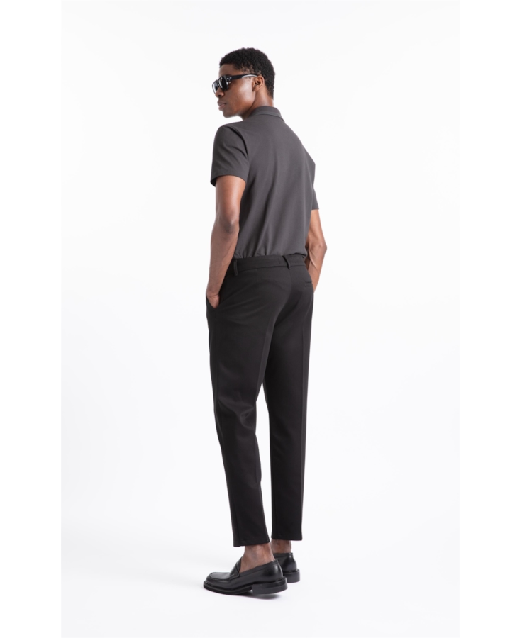 Calça Malha Twill Trapezio B.Faca Preto