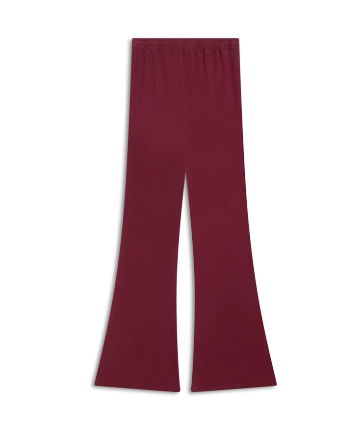 Calça  Malhao Ellus Flare Bordeaux