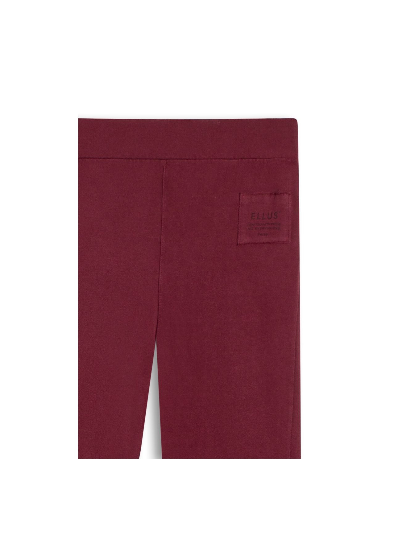 Calça  Malhao Ellus Flare Bordeaux
