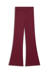 Calça  Malhao Ellus Flare Bordeaux