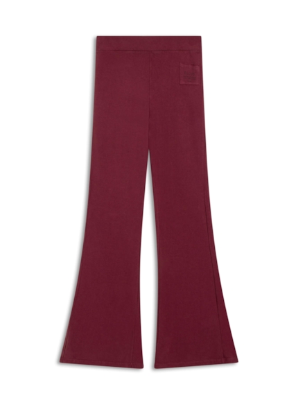 Calça  Malhao Ellus Flare Bordeaux