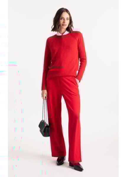 Calça Moletinho Heavy Cereja