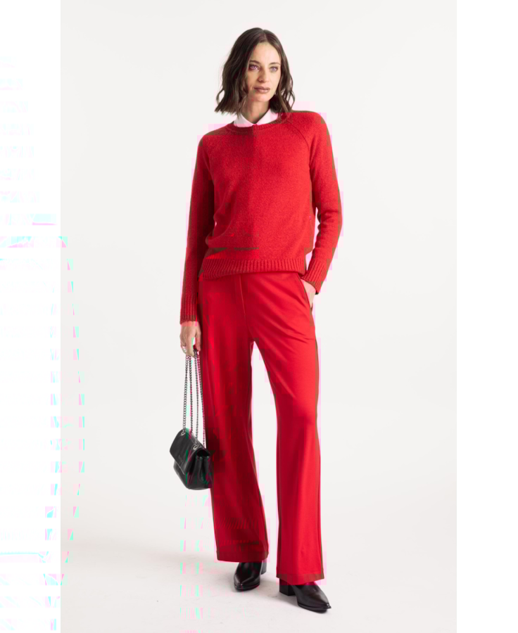 Calça Moletinho Heavy Cereja