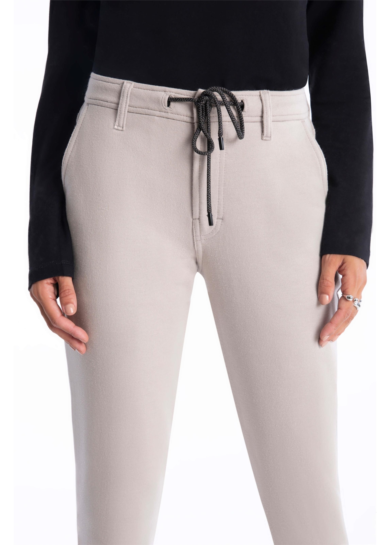 Calça Moletom Original Mom Caqui