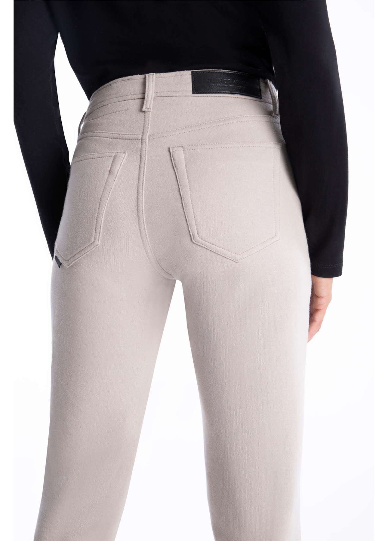 Calça Moletom Original Mom Caqui