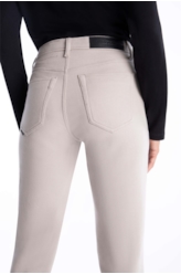 Calça Moletom Original Mom Caqui