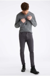 Calça Moletom Original Skinny Marble Grafite