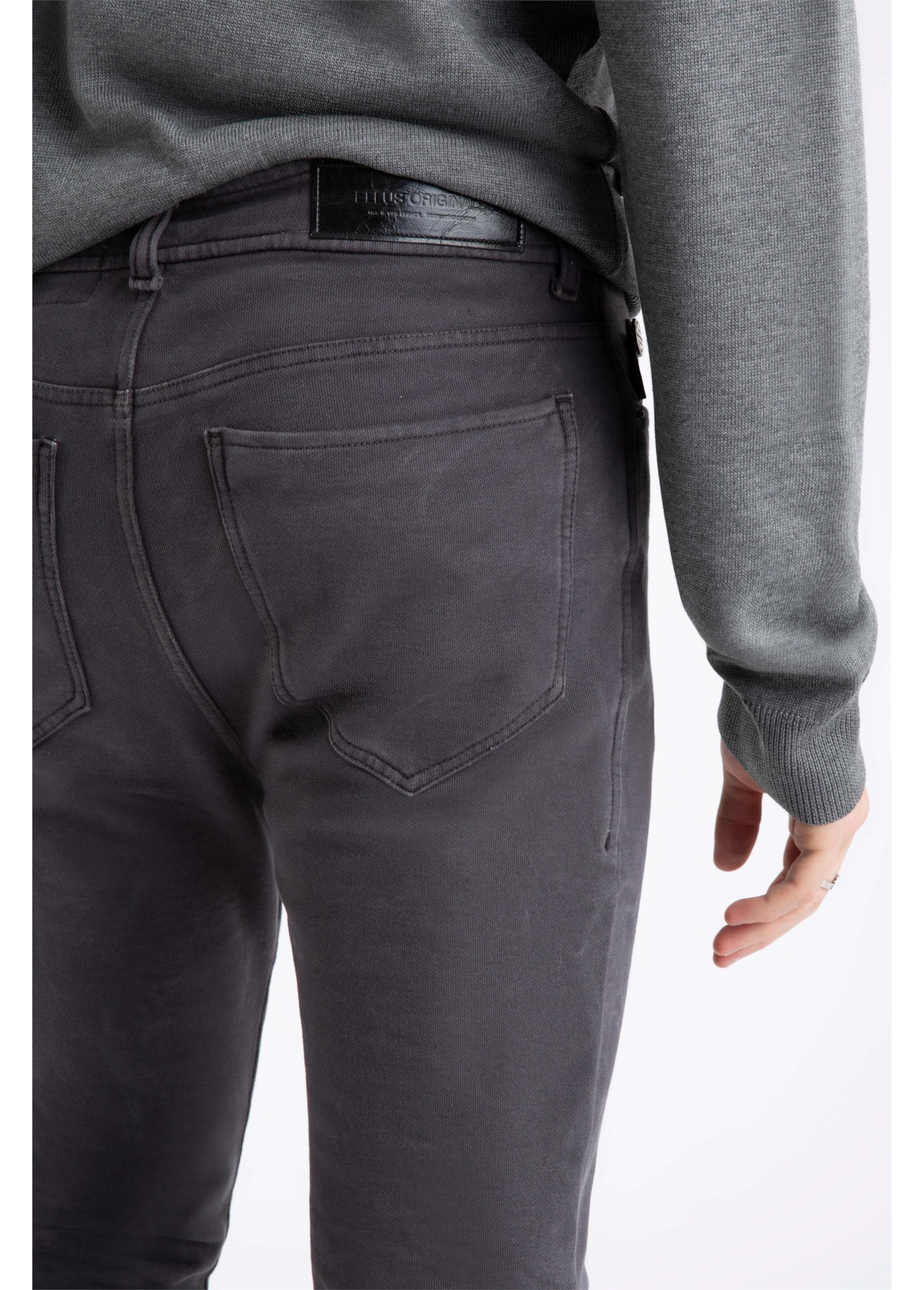 Calça Moletom Original Skinny Marble Grafite