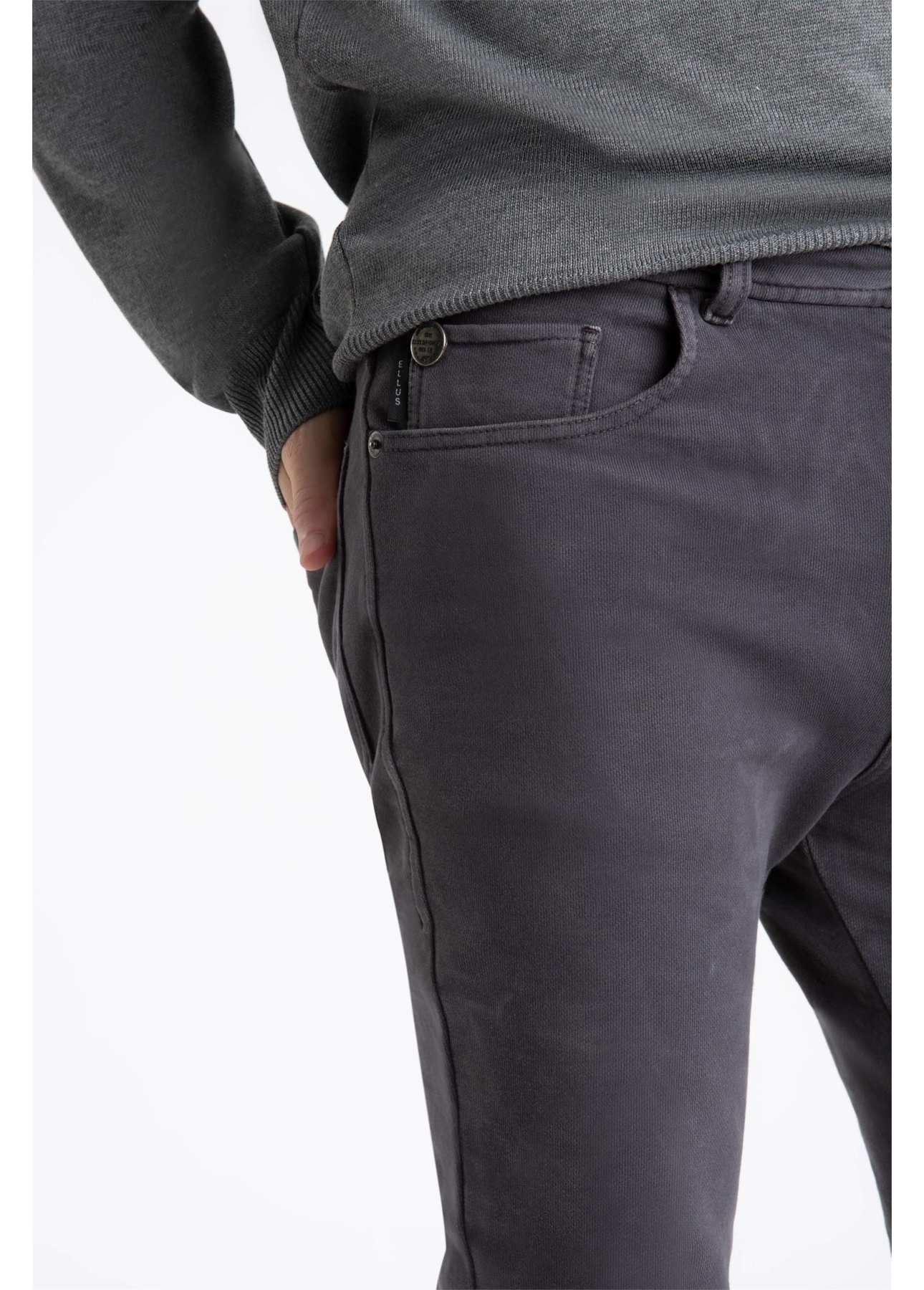 Calça Moletom Original Skinny Marble Grafite