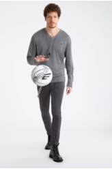 Calça Moletom Original Skinny Marble Grafite