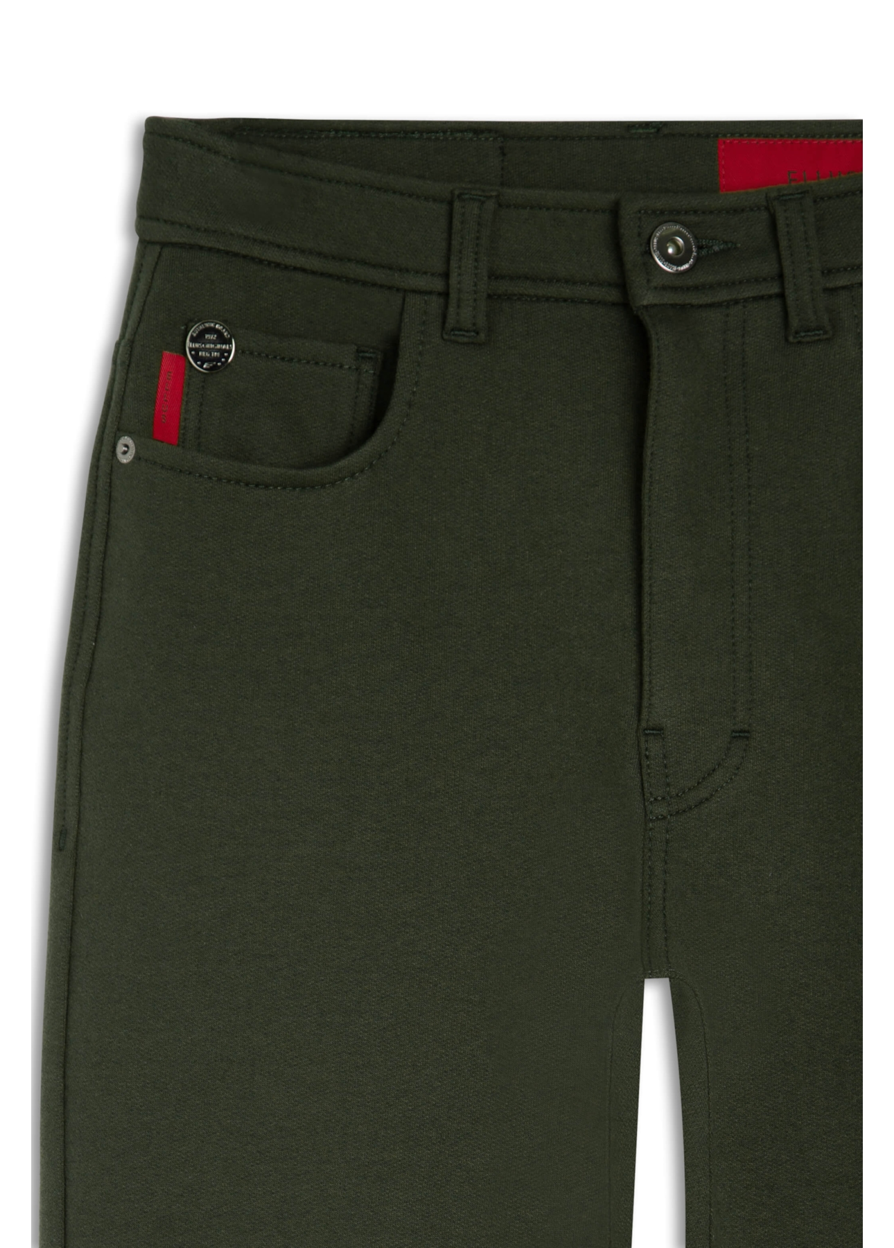 Calça Moletom Original Sporty Cropped Verde Militar