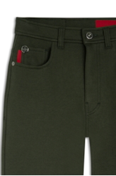 Calça Moletom Original Sporty Cropped Verde Militar