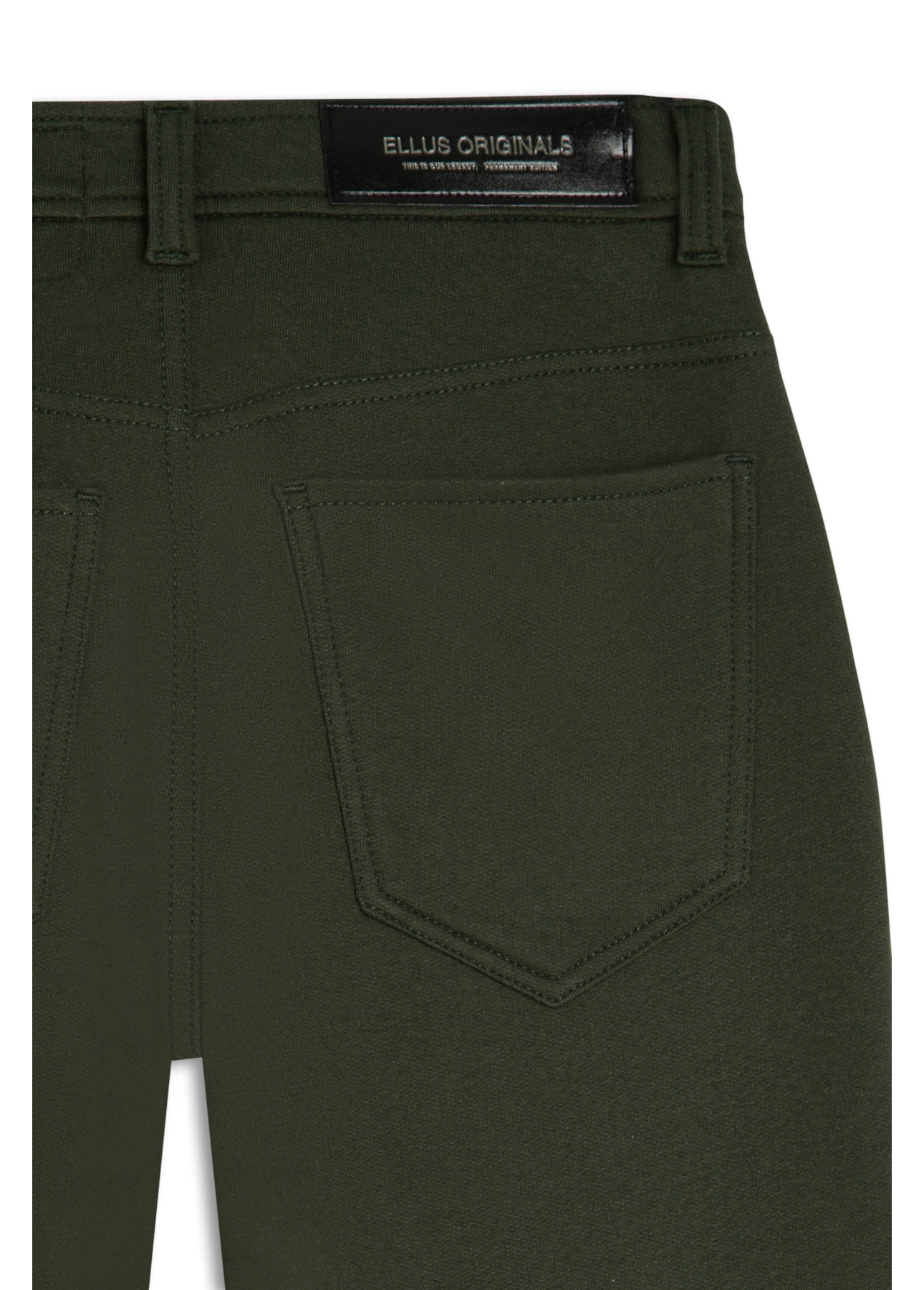 Calça Moletom Original Sporty Cropped Verde Militar
