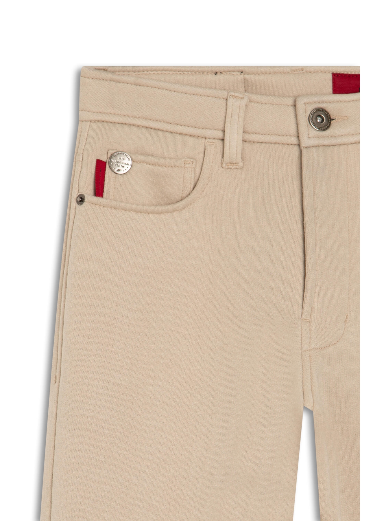 Calça Moletom Velvet Reta Areia