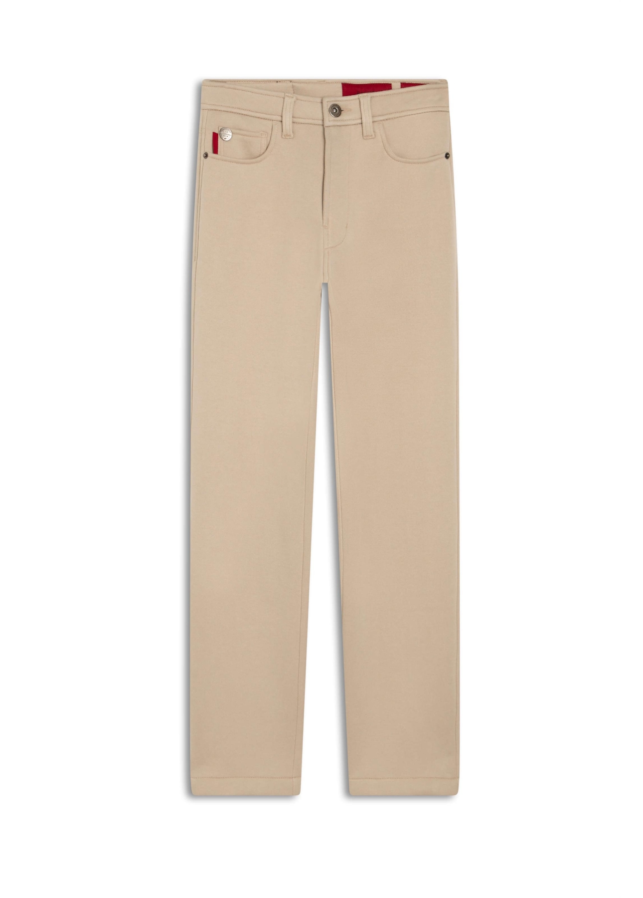 Calça Moletom Velvet Reta Areia