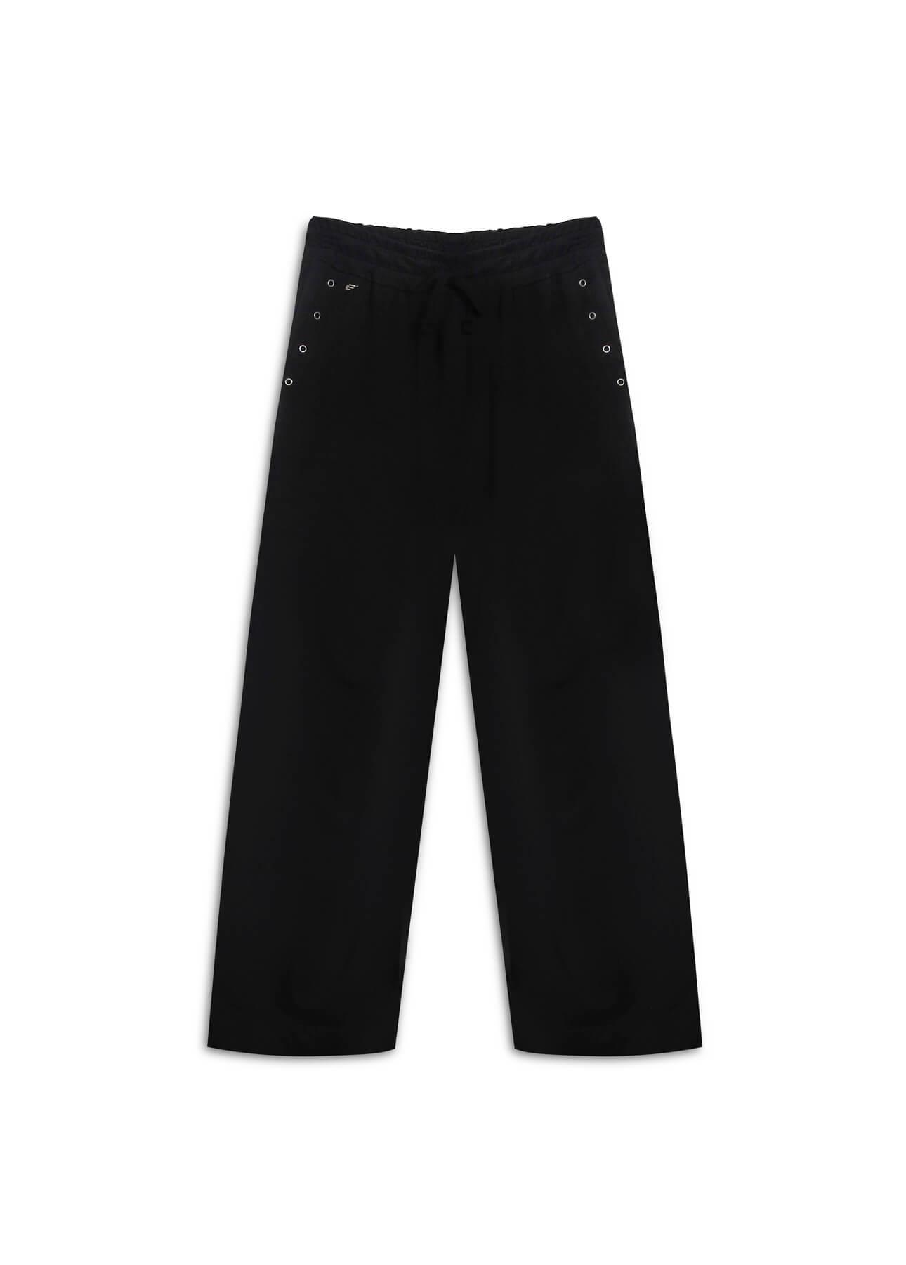 Calça Moletom Wide Leg Preto
