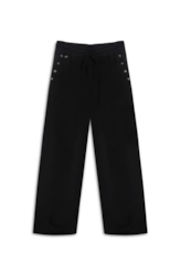 Calça Moletom Wide Leg Preto