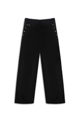 Calça Moletom Wide Leg Preto