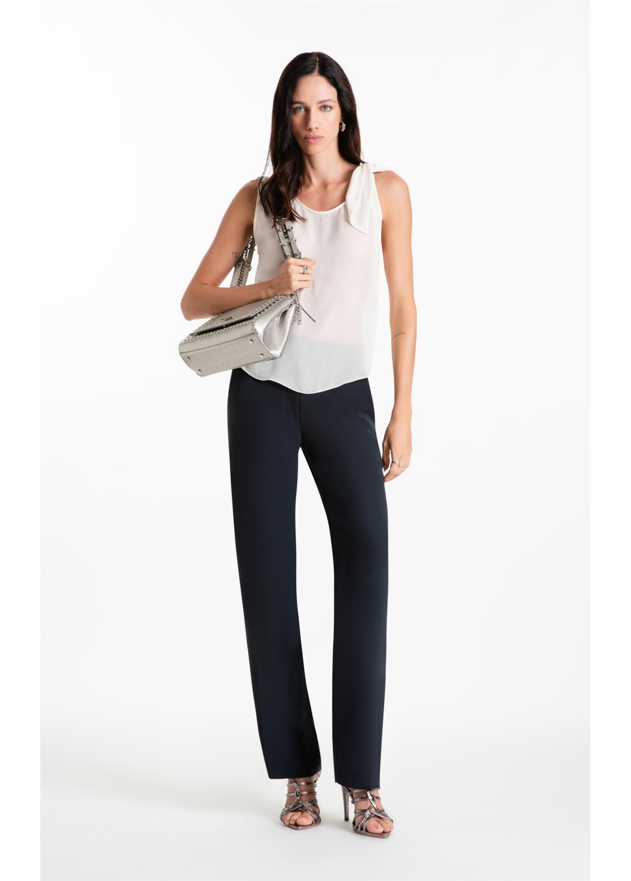 Calça N.y Reta Dark Navy