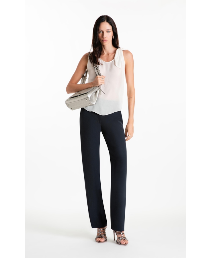 Calça N.y Reta Dark Navy