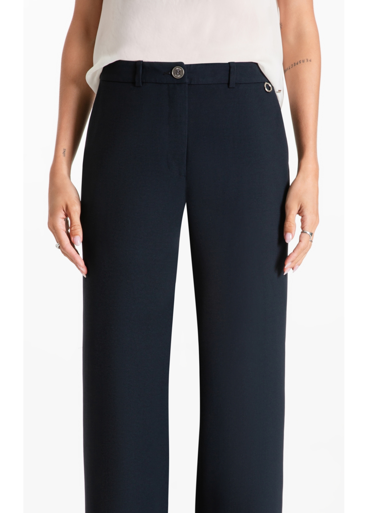 Calça N.y Reta Dark Navy