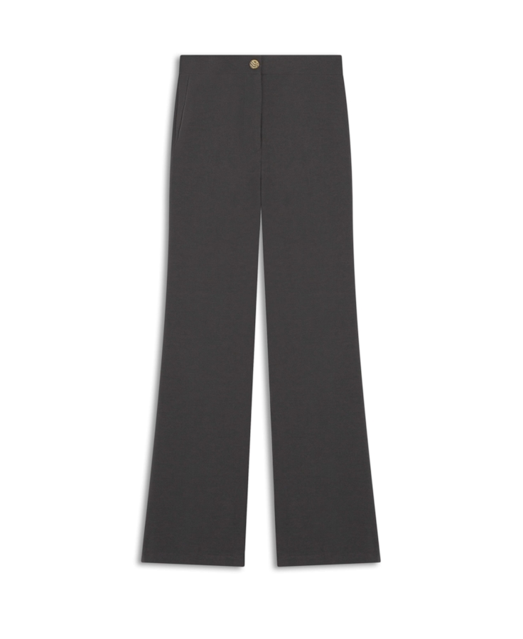 Calça N.y Twill Flare Cinza Medio