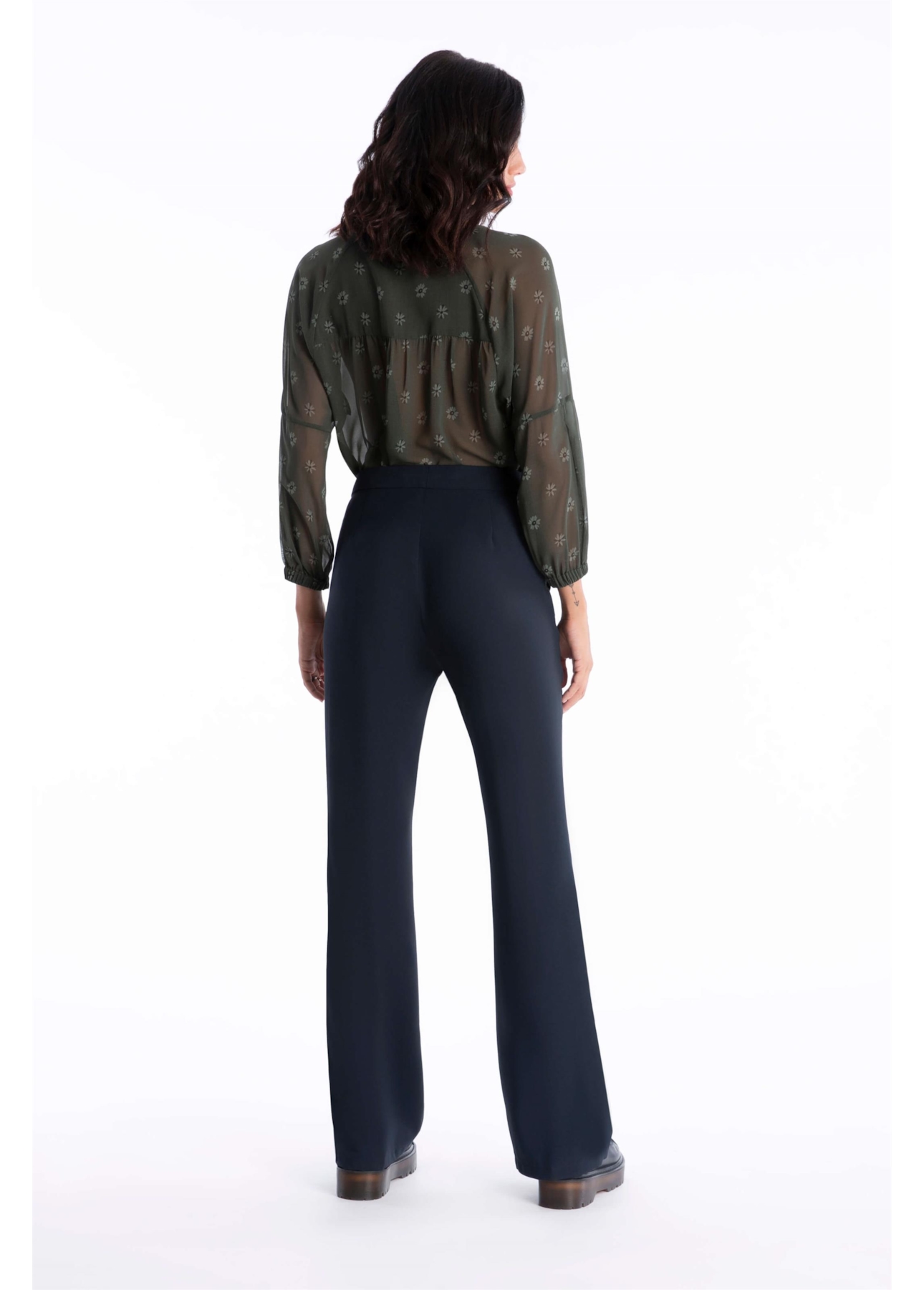 Calça N.y Twill Flare Marinho