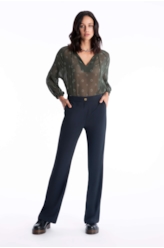 Calça N.y Twill Flare Marinho