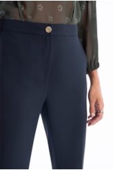 Calça N.y Twill Flare Marinho