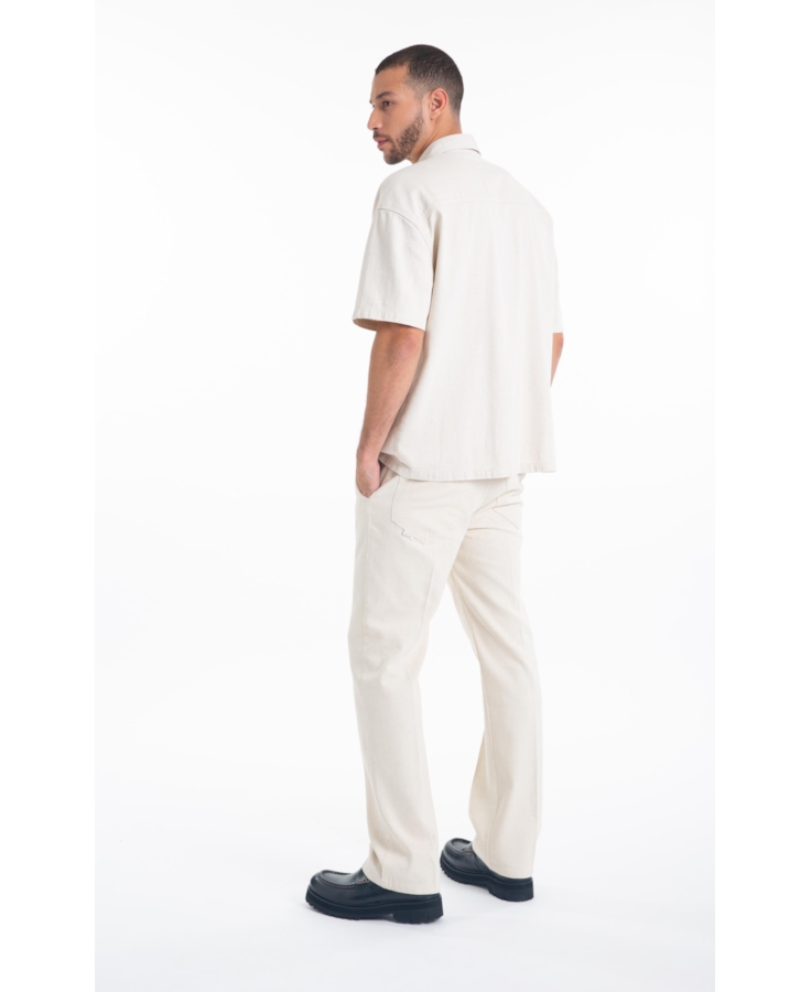  Calça Natural Color Bootcut Natural