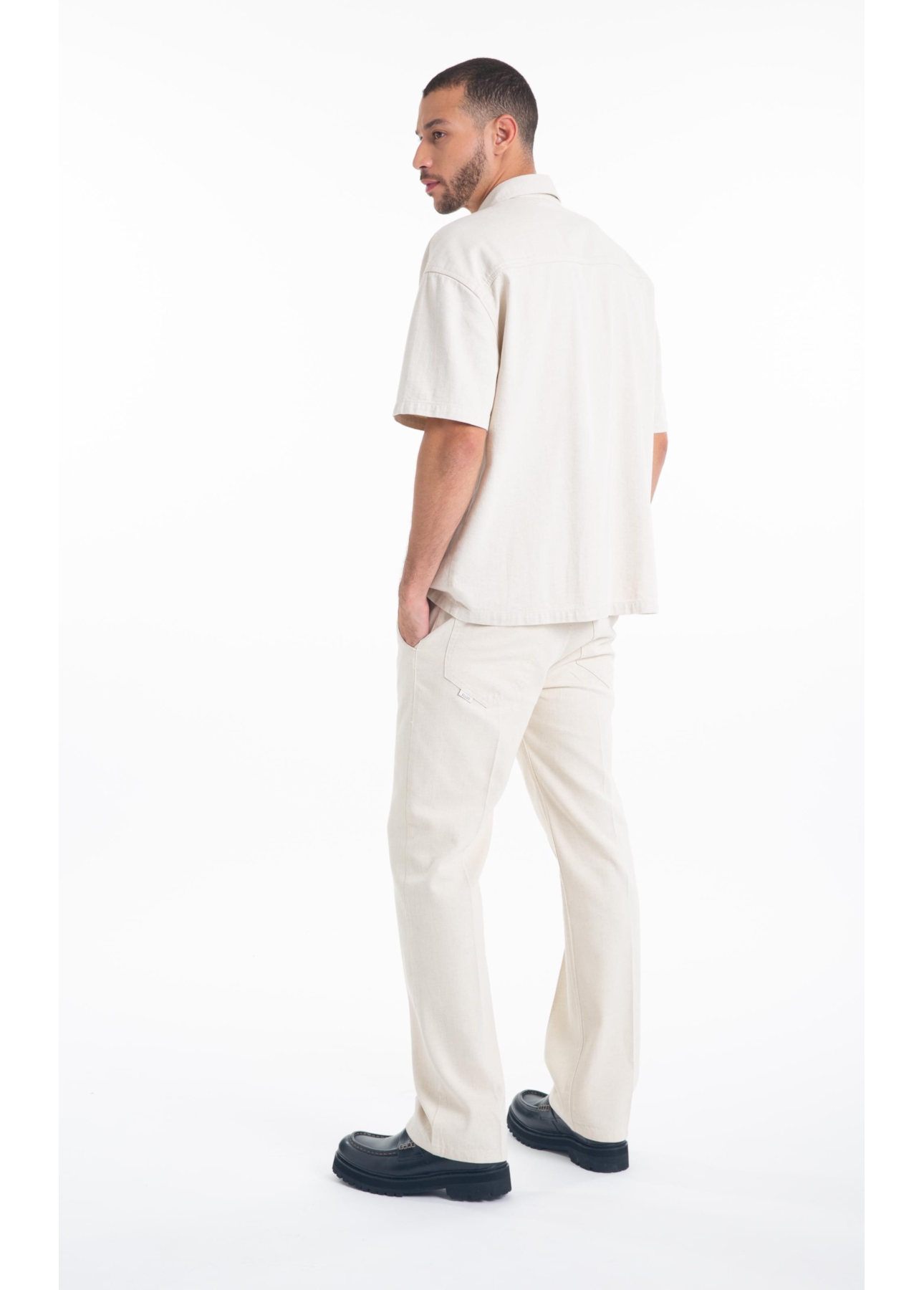  Calça Natural Color Bootcut Natural