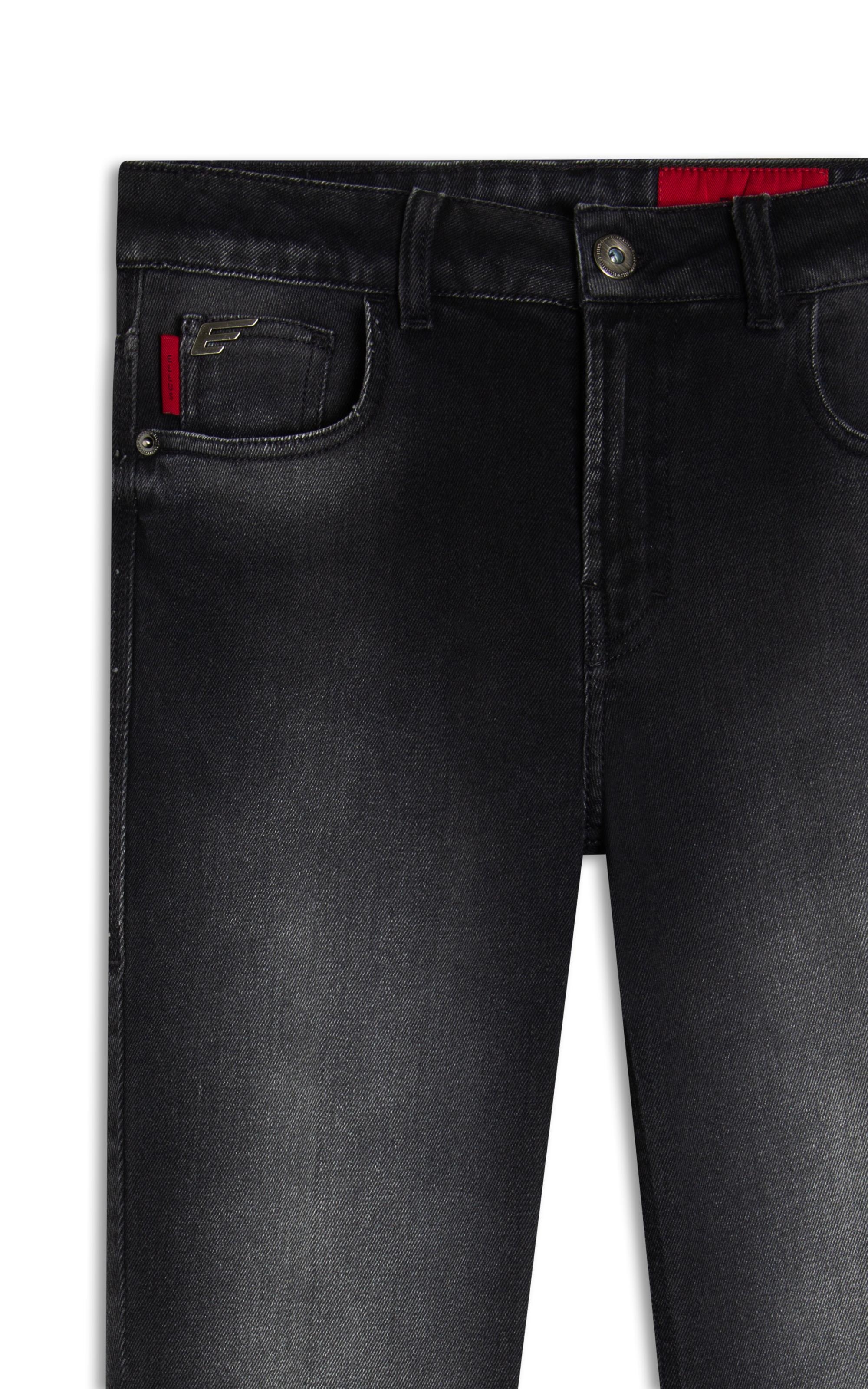 ユッキー Calça New Black Elastic Gisele Skinny Et.Ztx Lav. 2142 Lav. Black
