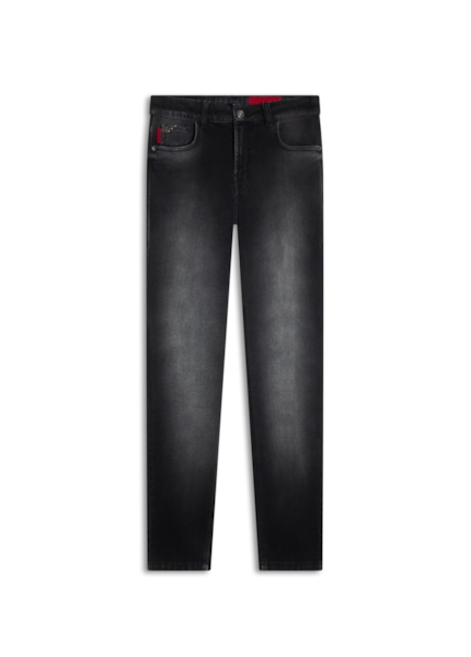 Calça New Black Elastic Gisele Skinny Et.Ztx Lav. 2142 Lav. Black Com Use