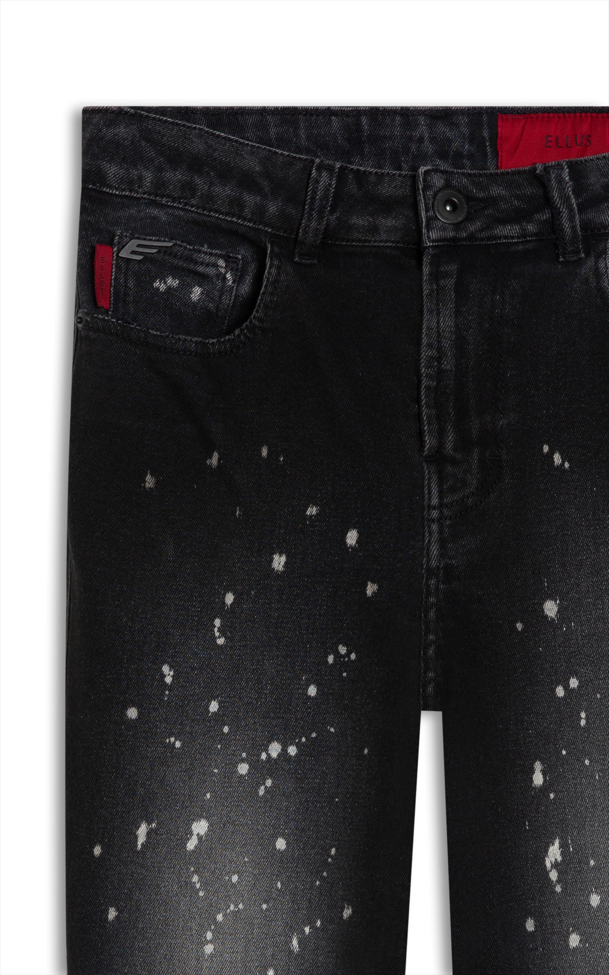 Calça New Black Elastic Skinny Lav. Escuro C/ Respingo