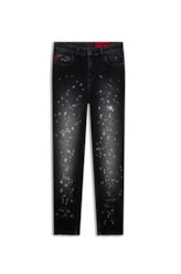 Calça New Black Elastic Skinny Lav. Escuro C/ Respingo