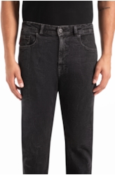Calça New Black Elastic Slim Lav. Black C/ Rede