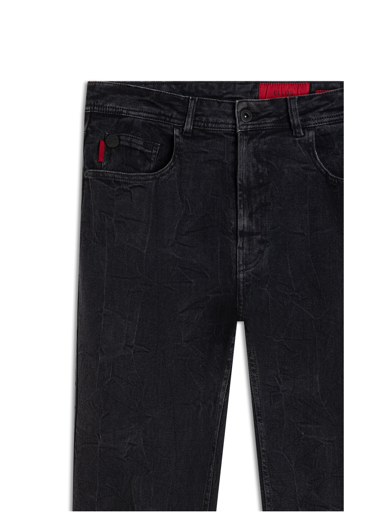 Calça New Black Elastic Slim Lav. Black C/ Rede