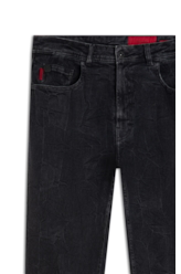 Calça New Black Elastic Slim Lav. Black C/ Rede