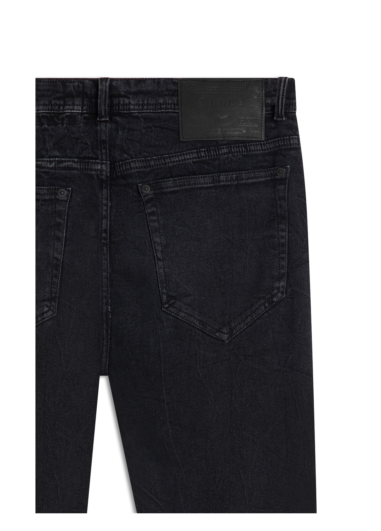 Calça New Black Elastic Slim Lav. Black C/ Rede