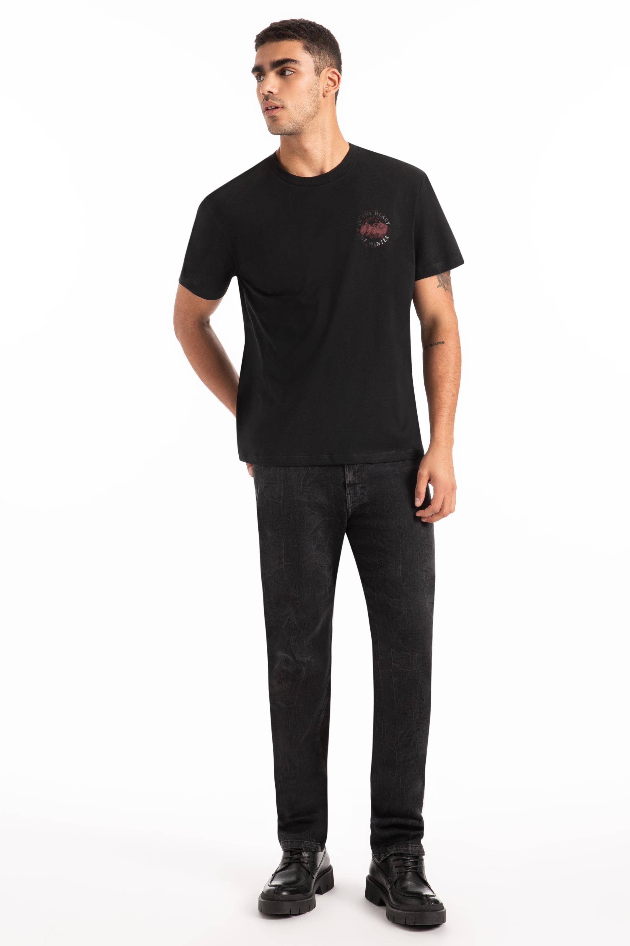 Pacific Black Slim Et. Zetex Lav. Black C/ Tie Dye