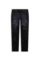 Calça New Black Elastic Slim Lav. Escuro C/ Respingo