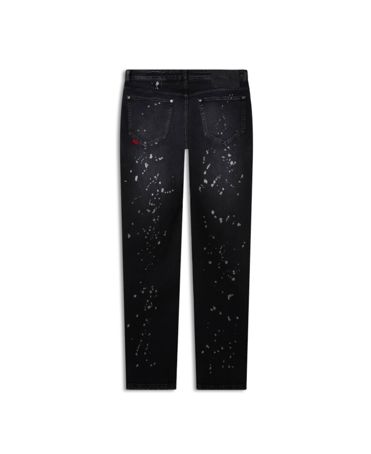 Calça New Black Elastic Slim Lav. Escuro C/ Respingo