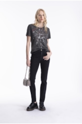 Calça New Black Skinny Ellus 1875-Lav.Black C/ Ti