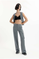 Calça Nordic Stripe One Patheph Cinza Medio